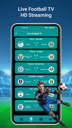 Live Football TV HD Streaming Screenshot 3