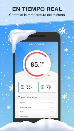 Enfriador De Celular - Refrigerador De La CPU Screenshot 2