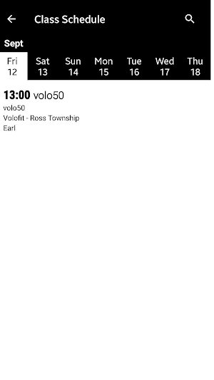 Volofit. Screenshot 2