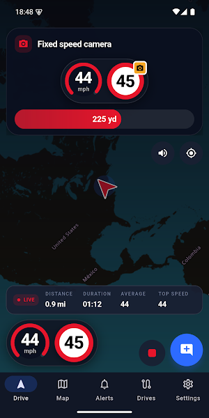 Roadspeed: Speed Camera Alert Screenshot 0