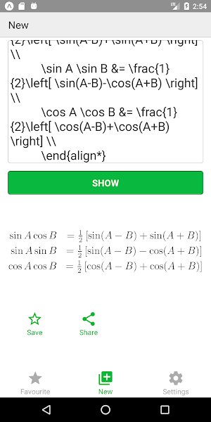 Formula Box (LaTeX) Screenshot 2