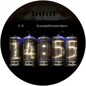 Nixie tube watch face 01 Screenshot 1