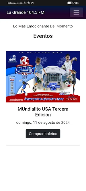 La Grande 104.5 FM Screenshot 2