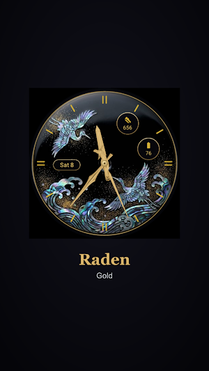 Raden Japanese Watch Face Screenshot 2