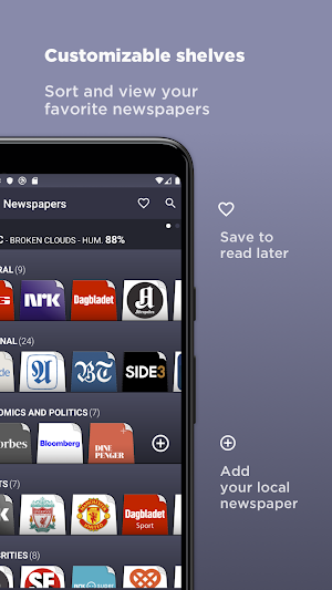 Norwegian Newspapers Screenshot 1