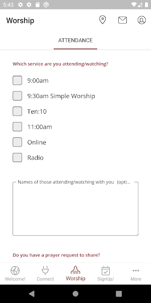 University Christian Church Screenshot 2