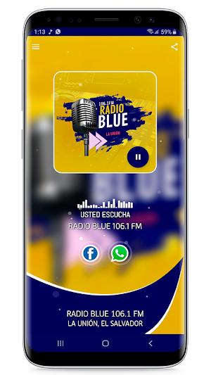 Radio Blue 106.1 FM Screenshot 1