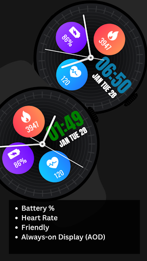 Analog Watch Face-WF3 Screenshot 1
