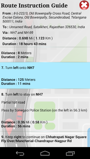 GPS Route Address Finder Screenshot 3