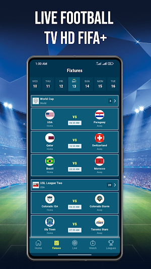 Live Football TV HD FIFA+ Screenshot 0