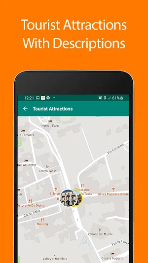 Sorrento Offline Map and Travel Guide Screenshot 0