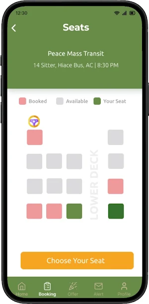 BusBooking App Screenshot 2