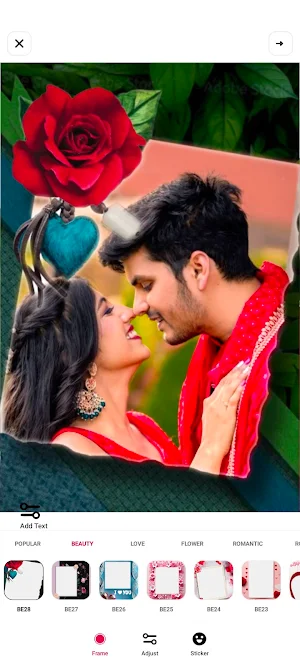 Romantic photo frame Screenshot 2