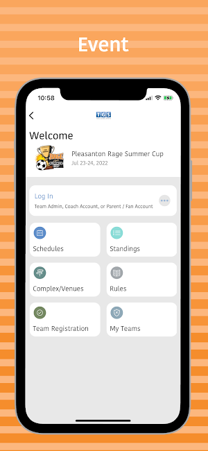 Pleasanton Rage Tournaments Screenshot 1