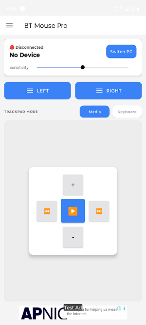 Bt Mouse and Keyboard Screenshot 3