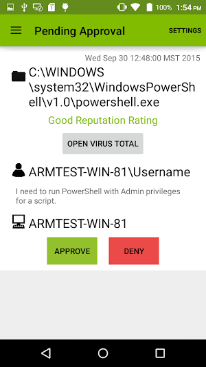 Thycotic ACS Screenshot 1
