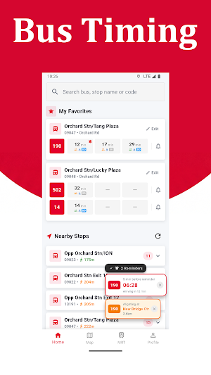 BusComing - SG Bus Timing Screenshot 0