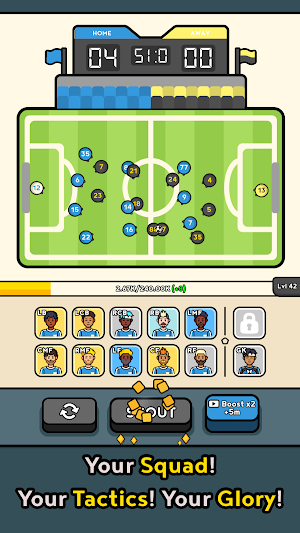 DreamTeam: Idle Football Club Screenshot 0