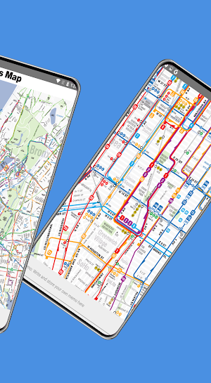 NEWYORK BUS MAP NYC MTA MAP Screenshot 1