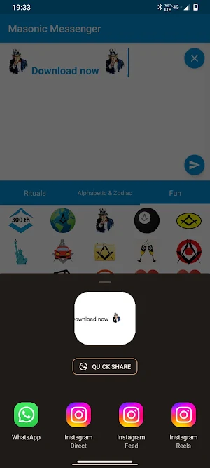 Masonic Messenger Screenshot 2