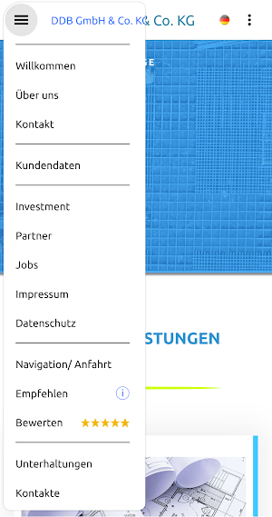 DDB GmbH - building and trade Screenshot 2