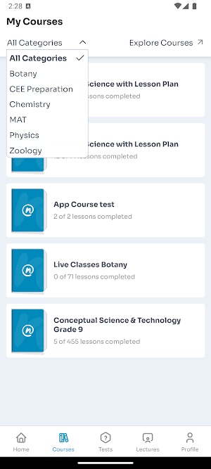 Neema Academy Medical Screenshot 1