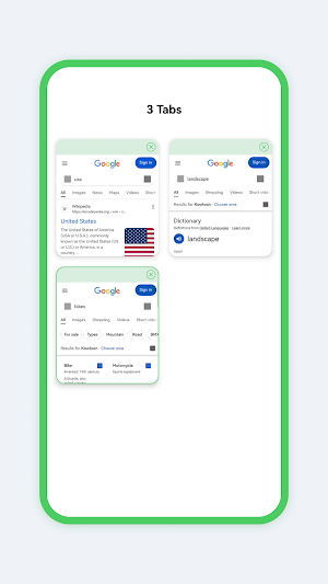 Wings Browser Screenshot 1