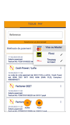 TEOLIS PAY Screenshot 1