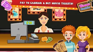 Cinema Cashier: Cash Management Game Screenshot 0