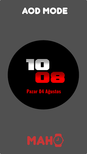 MAHO003 Wear OS Watch Face Screenshot 3