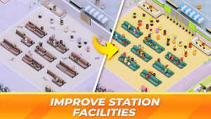 Idle Bus Station - Tycoon Game Screenshot 3