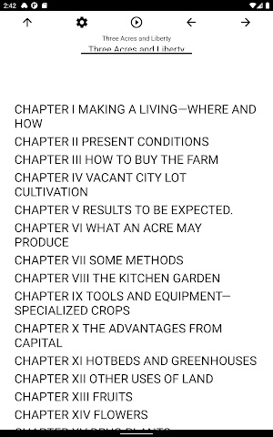 Book, Three Acres and Liberty Screenshot 2