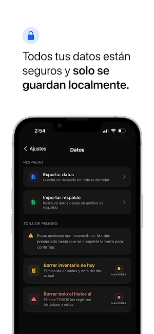 Inventario Moral Diario Screenshot 3