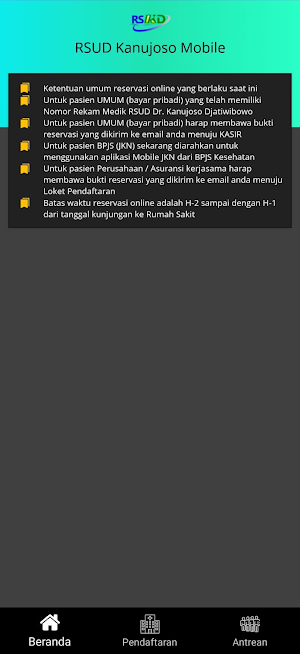 RSUD Kanujoso Mobile Screenshot 0