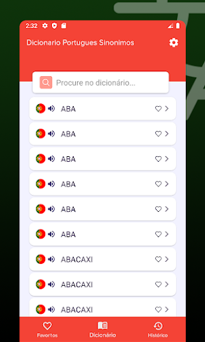 Dicionario Portugues Sinonimos Screenshot 1