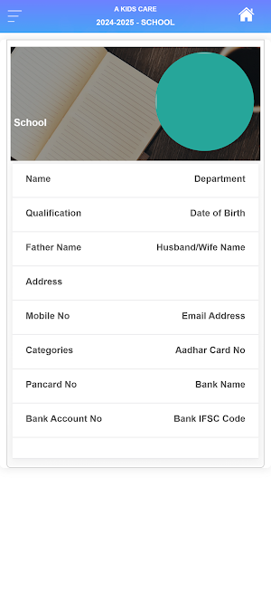 KIDS CARE TEACHER APP Screenshot 2