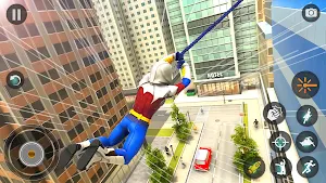 Flying Rope Man Hero Fight Screenshot 1