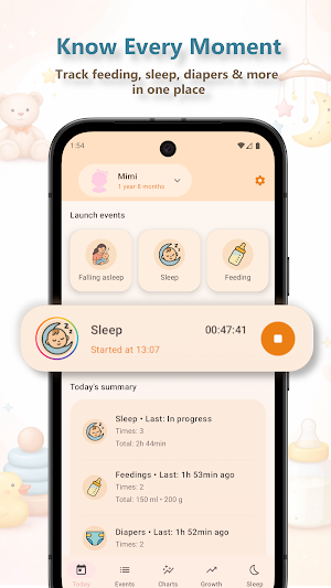 Caring Mother | Baby daybook Screenshot 0
