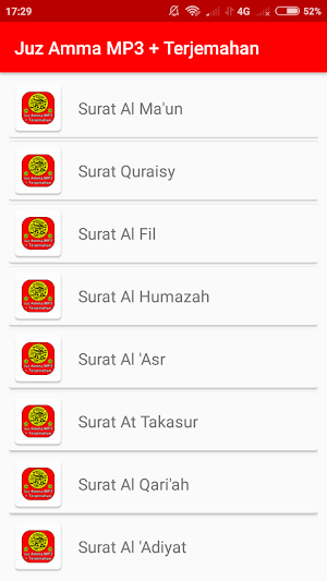 Juz Amma MP3 Offline + Terjemah Screenshot 1