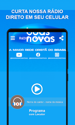 Rádio e TV Boas Novas Screenshot 0
