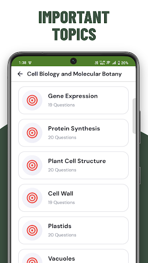 Botany Quiz Practice Screenshot 3