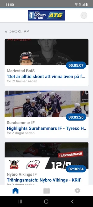 Hockeyettan Play Screenshot 0
