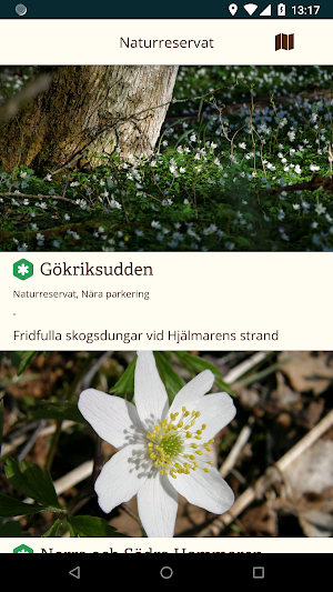 Västmanlands Naturkarta Screenshot 1
