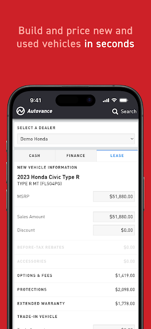 Autovance Desk Screenshot 2