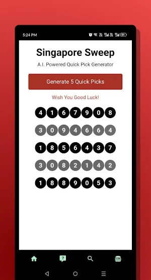 Singapore 4D: Quick Pick Screenshot 2