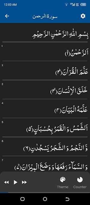 Surah Rahman سورة الرحمن Screenshot 1