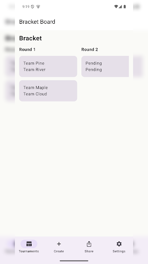 Bracket Board Screenshot 1
