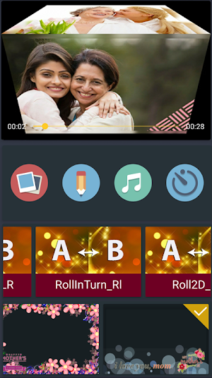 Mother's day video maker Screenshot 1