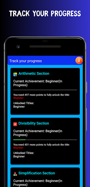 Math quiz offline game Screenshot 2