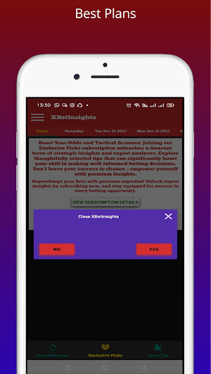 XBetInsights: Key to Betting Screenshot 2